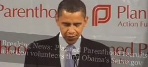 Obama promotes Planned Parenthood